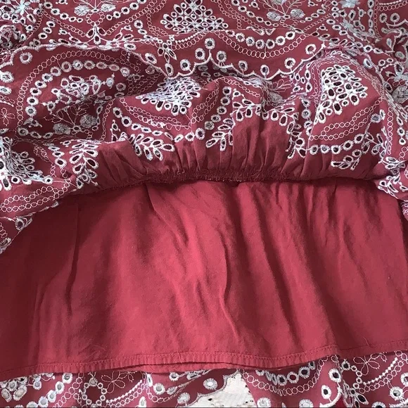 Anthropologie Feather Bone Ynez Eyelet Tunic Dress - Picture 8 of 10